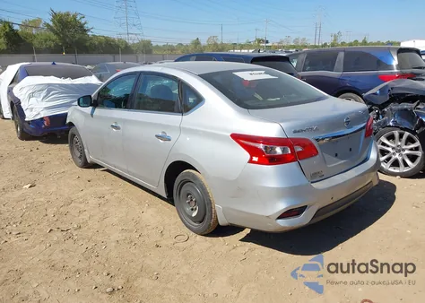 2019 Nissan Sentra S из США, поврежденный, VIN 3N1AB7APXKY255172
